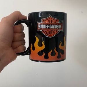 Harley Davidson flame mug